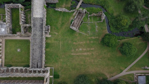 Parchmarks at Fountains Abbey